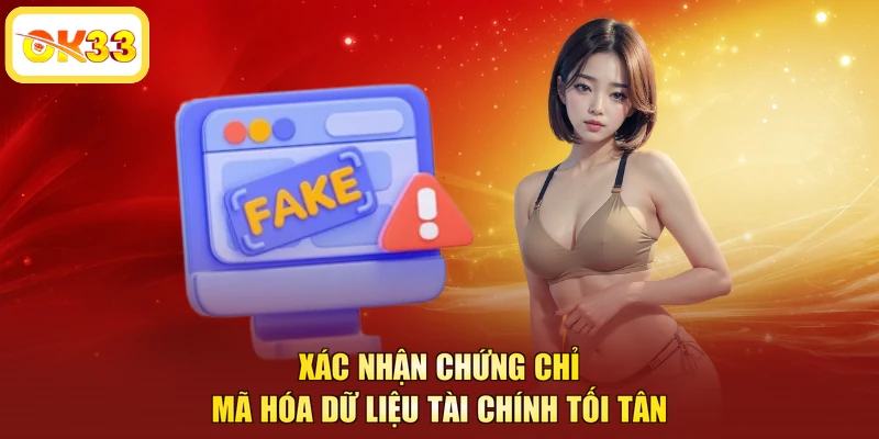 Xác nhận chứng chỉ mã hóa dữ liệu tài chính tối tân